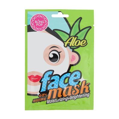 Bling Pop Aloe Feuchtigkeitsspendende & Aufhellende Maske 20 ml