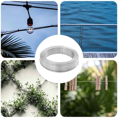 vidaXL Zaun-Bindedraht 250 m 3,8 mm Stahl