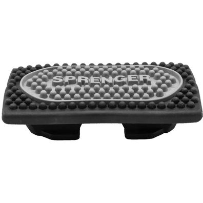 Sprenger Steigbügel Einlagen Gummi für Flexcite schwarz silber