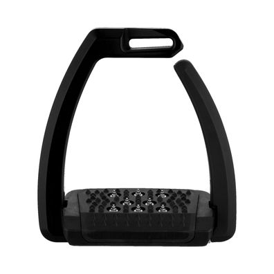 Sprenger Aero Steigbügel mit Spikes schwarz eloxiert 120 mm Trittweite