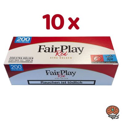 FairPlay Xtra Filterhülsen 10x 200 Hülsen