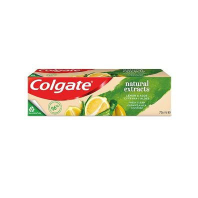 Colgate Natural Extracts Zitrone & Aloe Frische Zahnpasta 75 ml
