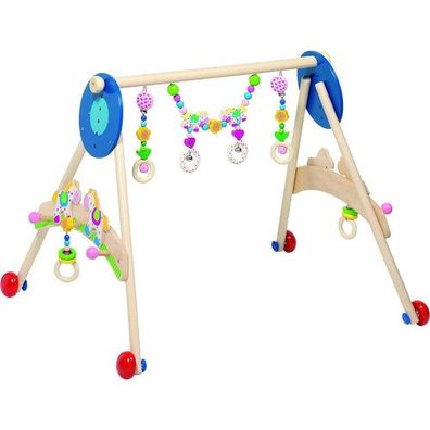 Goki Heimess 766054 - Baby-Fit Greif- und Spieltrainer Pferde mit Garderobe
