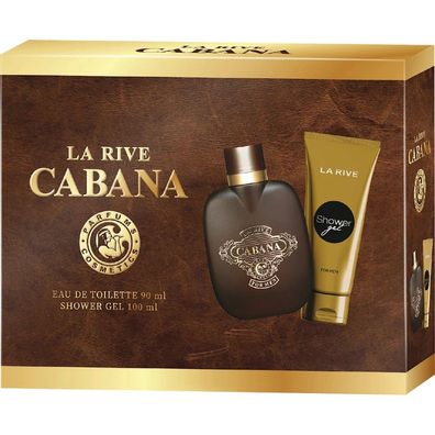 La Rive Cabana für Herren Eau de Toilette 90 ml + Duschgel 100 ml