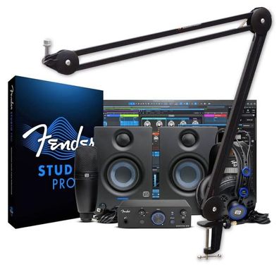 Fender Recording-Set Quantum Complete Bundle mit Gelenkarm