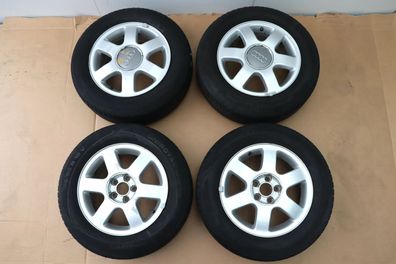 Audi A3 8L Alufelgen Reifen Felgen 195/65 R15 Sommerreifen M+S 8L060125F 3-4mm