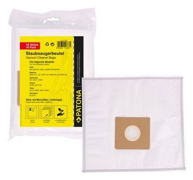 10 Staubsaugerbeutel mehrlagig Vlies inkl. Microfilter Swirl Y50 f. AFK Clatronic