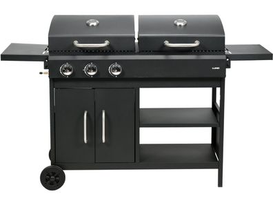 Gasgrill und Holzkohlengrill 8,4kW, 153,5 x 52,8 x 99,5 cm