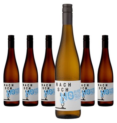 6 x Stahl Nachschlag No Bubbles – No Alk – No Troubles