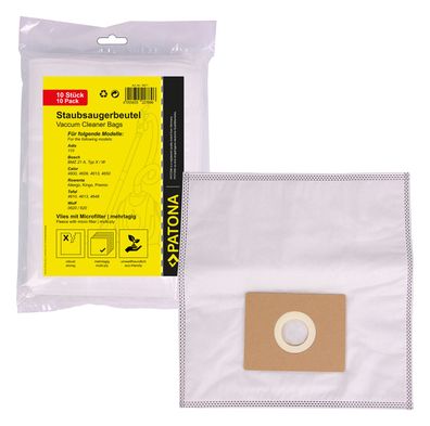 10 Staubsaugerbeutel mehrlagig Vlies inkl. Microfilter Swirl R22 F89 Y103 f. AFK
