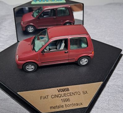 Fiat Cinquecento SX 1996 bordeaux , itesse