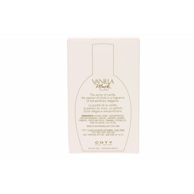 Coty Vanille Moschus Köln Spray 50ml für Frauen