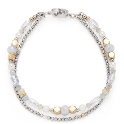 Leonardo Schmuck Damenarmband Esther Clip & Mix Zweifarbig 026311