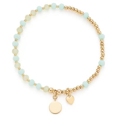 Leonardo Schmuck Damenarmband Evelyn You & Me Ciao Goldfarben/Hellblau 026291