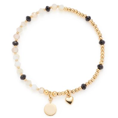 Leonardo Schmuck Damen-Armband Tiamo You & Me Ciao Beige/Schwarz 026298