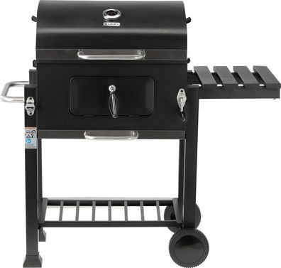 Deluxe Holzkohlegrill mit Gusseisenrost 54x37 cm