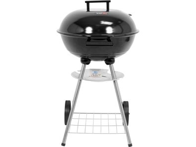 Holzkohlegrill 41 cm, Kugelgrill mit Deckel, Campinggrill