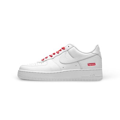 Nike Air Force 1 Low Supreme Box Logo White - 36