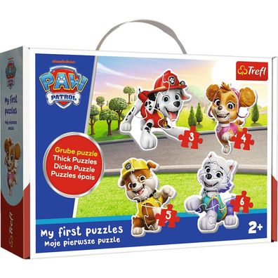 TREFL Babypuzzle Paws Patrol 4 in 1 (3,4,5,6 Stück)