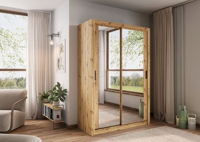 Kleiderschrank , A-18 Schwebetürenschrank mit Spiegel. Breite 150 cm. Farbe wählbar