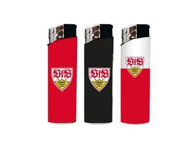 VfB Stuttgart Elektronik Feuerzeug 3er Blister