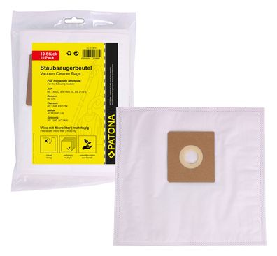 10 Staubsaugerbeutel mehrlagig Vlies inkl. Microfilter Swirl Y293 f. Bomann Dirt