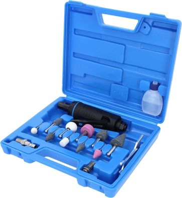 Brilliant Tools Mini Druckluft-Stabschleifer-Satz, 15-tlg