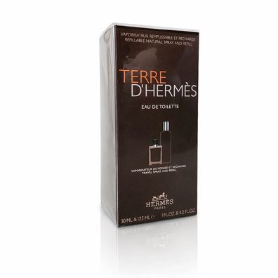 Hermes Terre D`Hermes Eau de Toilette Spray 30 ml & Nachfüllflasche 125 ml EDT