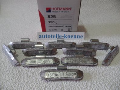 10x 150g Auswuchtgewichte Hofmann Typ 525 Blei LKW Schlaggewichte Stahlfelgen