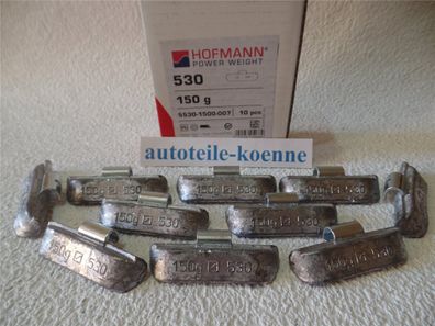 10x 150g Auswuchtgewichte Hofmann Typ 530 Blei LKW Schlaggewichte Stahlfelgen