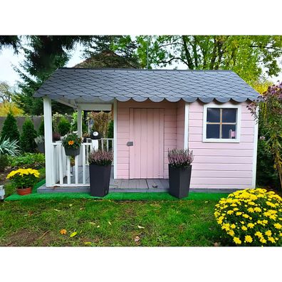 Kinderspielhaus Spielhaus Holz-Gartenhaus für Kinder #3996