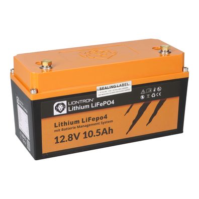 Liontron LiFePO4 Akku LX 12,8V 10,5Ah BMS 3000 Zyklen mit 0% MwSt nach §12 Abs. 3