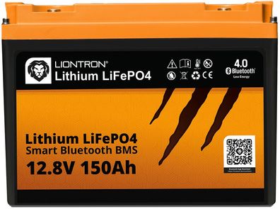 Liontron LiFePO4 12,8V 150Ah LX Smart BMS mit Bluetooth - All In 1 - Marine mit