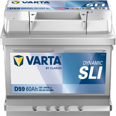 Varta BLUE Dynamic 560 409 054 3132 D59 12Volt 60Ah 540A/EN Starterbatterie