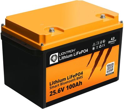 Liontron LiFePO4 25,6V 100Ah LX Smart BMS mit Bluetooth - All In 1 - Marine - mit