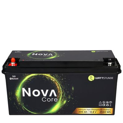 Wattstunde NOVA Core Batterie 12,8V 200Ah 2560Wh LiFePO4 mit 0% MwSt nach §12