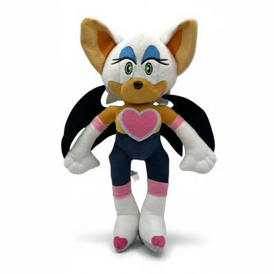 Rouge the Bat Plüschtier 30 cm - Sonic the Hedgehog Kuscheltier - Spielzeug