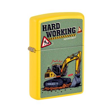 Zippo Benzin-Feuerzeug Sunflower color Hard Working 60007562, unbefüllt