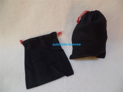 2x Radschraubenbeutel schwarz Schraubensäckchen Schraubensack Radmutternsack