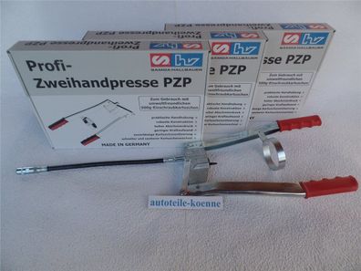 3x Profi Zweihand-Fettpresse für 500g Schraubkartuschen PZP ZHFP Made in Germany