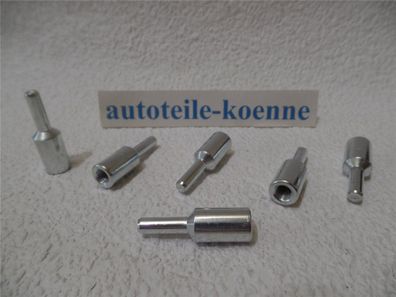 6 Adapter Spanndorn Befestigung für Bohrmaschine Folienradierer Radierscheibe
