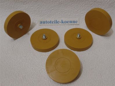 5 Folienradierer Radierscheibe Premium Ø 90mm Aufkleber Zierstreifen Entferner