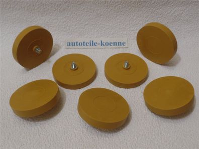 7 Folienradierer Radierscheibe Premium Ø 90mm Aufkleber Zierstreifen Entferner