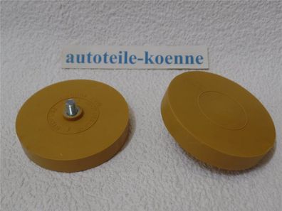 2x Folienradierer Radierscheibe Premium Ø 90mm Aufkleber Zierstreifen Entferner
