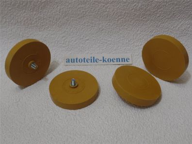 4x Folienradierer Radierscheibe Premium Ø 90mm Aufkleber Zierstreifen Entferner