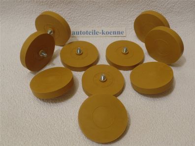 10x Folienradierer Radierscheibe Premium Ø 90mm Aufkleber Zierstreifen Entferner