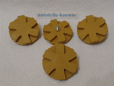 4x Folienradierer Radierscheibe "Wave" Ø 90mm Aufkleber Zierstreifen Entferner