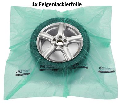 1x Felgenlackierfolie Felgen Lackierschutzfolie Lackierschutz Lack Sprühfolie