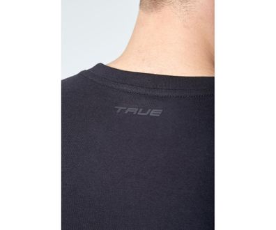 Crewneck True Terry Fleece Senior - Farbe: schwarz Größe: L