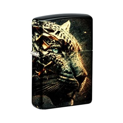 Zippo Benzin-Feuerzeug color 540° Futuristic Panther 60007504, unbefüllt